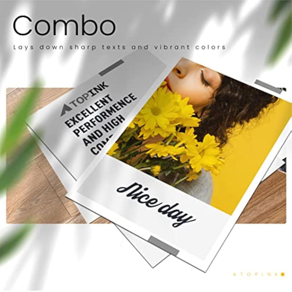 540 and 541 Ink Cartridges, ATOPINK Printer Ink 540 541 Replacement for Canon 540 and 541 Ink Cartridges, PG-540 Black CL-541 Colour, for Pixma TS5150 TS5151, MG3550 MG3650 MG3650s MG3200 MG3600 MX475