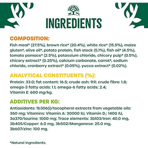 James Wellbeloved Complete Hypoallergenic Adult Dry Cat Food Made With 100% Natural Ingredients and One Source of Animal Protein (Fish), 4 kg