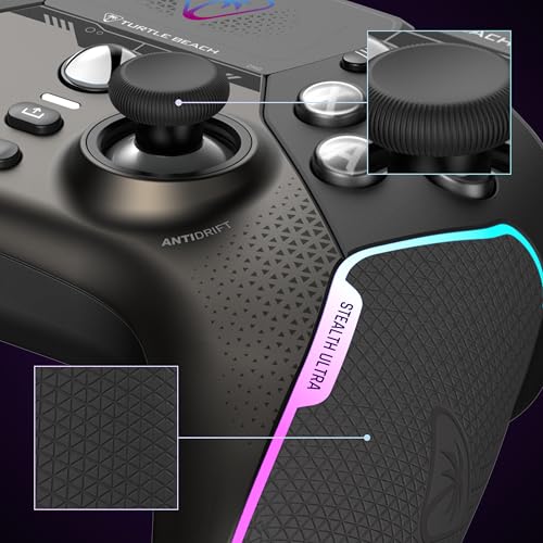 Turtle Beach Stealth Ultra Wireless High Performance Gaming Controller with Rapid Charge Dock, Adjustable Triggers and Command Display for Xbox Series X|S, Xbox One & PC [Officially Licensed for Xbox]