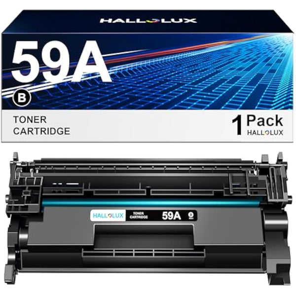HALLOLUX No Chip 59A CF259A Toner Compatible with 59X CF259X for Laserjet Pro M404dn M404dw MFP M428fdw M428dw M428fdn M428 M428m M304a M4 (1 Black,With Tool)