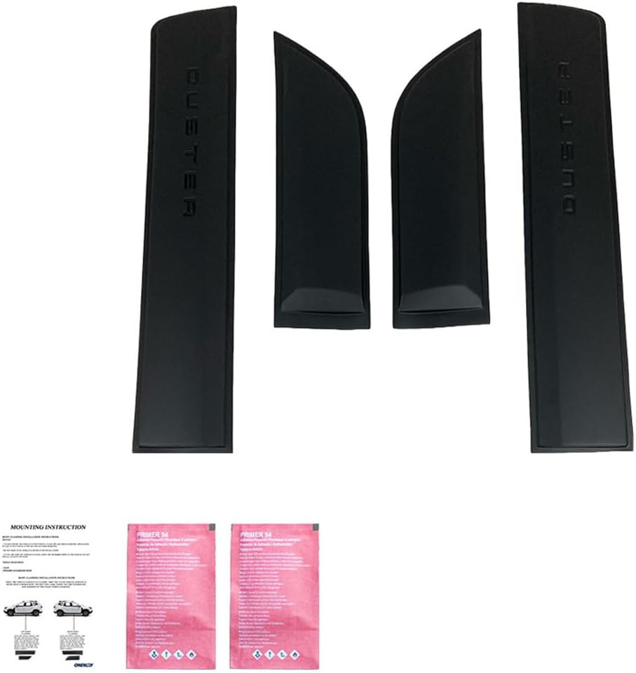 Oneway Body Cladding compatible with Dacia Duster II 2018-2024 - Matt black
