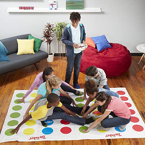 Hasbro Gaming Twister Ultimate: Bigger Mat, More Coloured Spots, Family, Kids Party Game Age 6+; Compatible with Alexa (Amazon Exclusive)