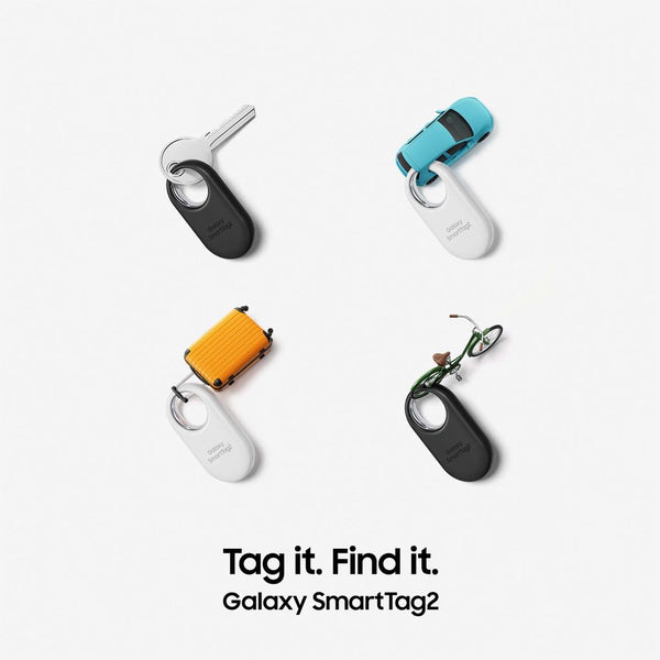 Samsung Galaxy SmartTag2 Bluetooth Tracker (1 Pack), Compass View AR, Find Lost Mode, Black