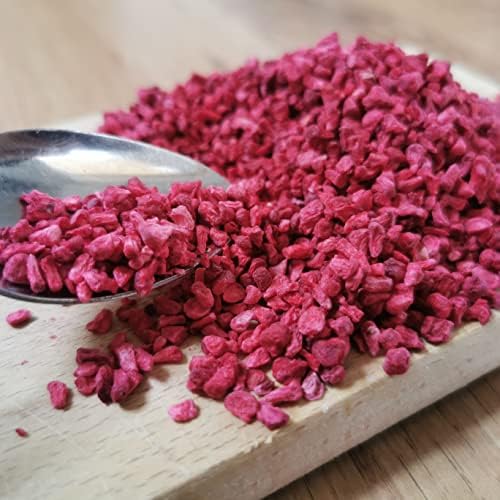 Freeze Dried Raspberry Pieces XXL 500g Pure Premium Dried Raspberries | Real Food Fruit Bits Instead of Raspberry Flavouring or Frozen Berry Powder | Raw Vegan Freeze Dried Raspberry Crumb | ZingyZoo