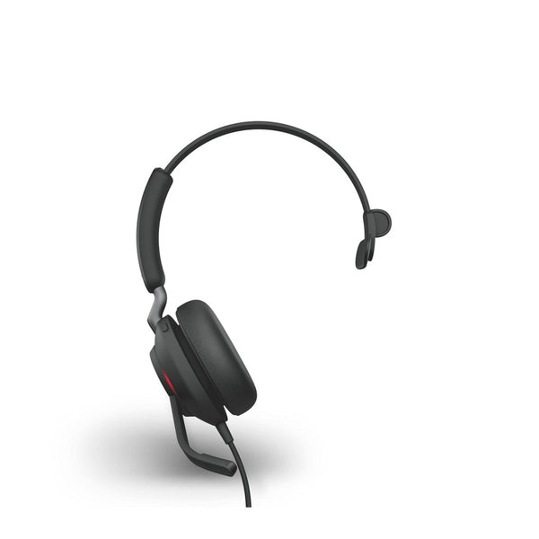 Jabra Evolve2 40 SE Wired Noise-Cancelling Stereo Headset With 3-Microphone Call Technology and USB-A Cable - MS Teams Certified, Works with All Other Platforms - Black