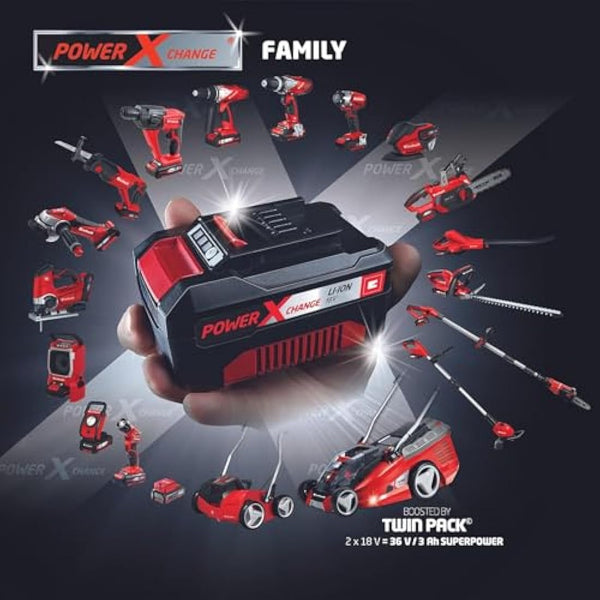 Einhell Power X-Change X-Fast Battery Charger 4A - Battery Monitoring and Intelligent Charging - Universally Compatible With All Einhell 18V PXC Lithium-Ion Rechargeable Batteries