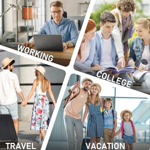 Dobaly Laptop Backpack Travel Backpack Laptop Rucksack, Water Resistant College School Backpack Business Work Bag for Men and Women