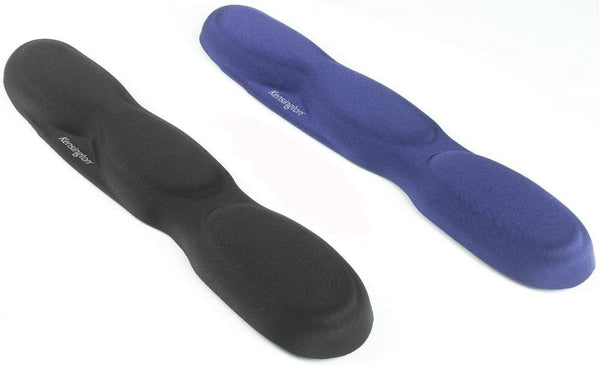 Kensington Keyboard Wrist Rest - Ergonomic duo gel wrist rest, compatible with full length / gaming keyboards for comfort when at computer, laptop, office, PC, home - Red/Black (62398 )