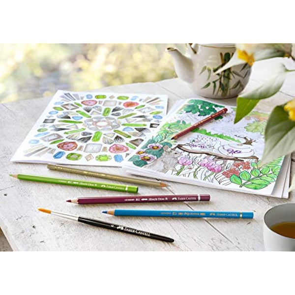 Faber-Castell Art & Graphic Albrecht Dürer Watercolour Pencil, Multicoloured, Gift Box Of 36, For Art, Craft, Drawing, Sketching, Home, School, University, Colouring