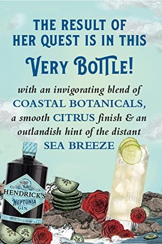 Hendrick’s Neptunia Gin, 70cl – An Exquisite Gin Gift For A Friend, Family or Colleague