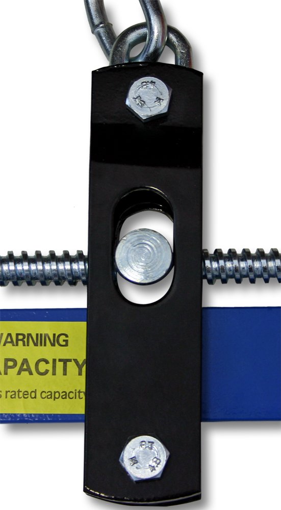 WilTec Solid Steel Engine Load Leveller - 750kg Max, Easy To Connect To Workshop Crane & Engine Stand, Includes four Chains with Safety Hooks