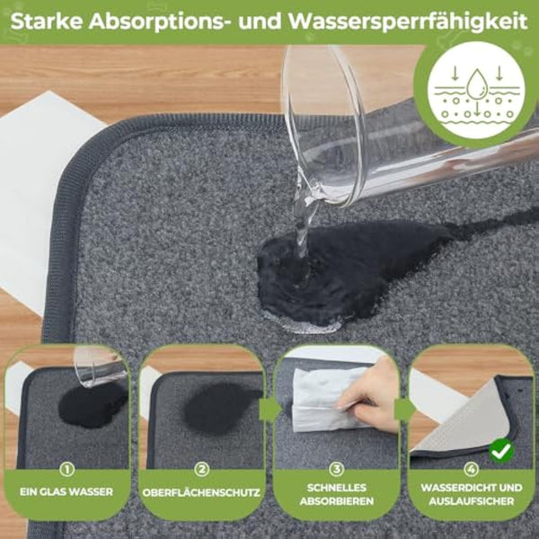 SDLDEER Washable Dog Pee Pads, 1 Pack 182 cm x 182 cm Washable Puppy Training Pads, Non-Slip, Super Absorbent Puppy Pads, PIPI Pads for Puppies, Kittens, Guinea Pigs