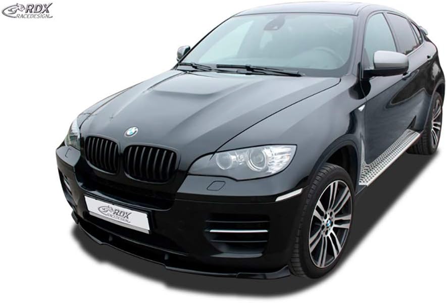 RDX Racedesign Front spoiler Vario-X compatible with BMW X6 E71 2008- incl. M50 (PU)