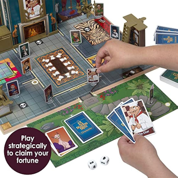 IDEAL | 13 Dead End: The murder mystery mansion game with 12 suspects, 5 traps and only 1 survivor! | Family Games | For 2-6 Players | Ages 8+