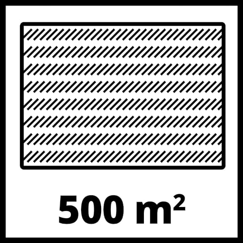 Einhell Power X-Change 36/43 Cordless Lawnmower With Battery (x2) and Charger (x2) - 36V, 43cm Cutting Width, 63L Grass Box, 6 Cutting Heights, Mulching - GE-CM 43 Li M Battery Lawn Mower Red / Black