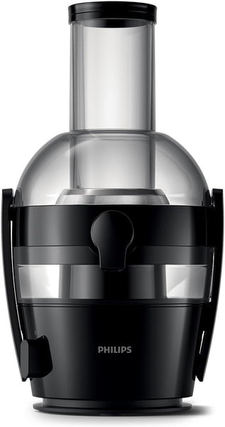 Philips Viva Collection Masticating Juicer, 150W, 1L, XL Tube, Quick Clean Technology, HomeID App, Dishwasher-safe Parts, Drip Stop, Easy Assembly, Compact Storage, Black (HR1889/71)