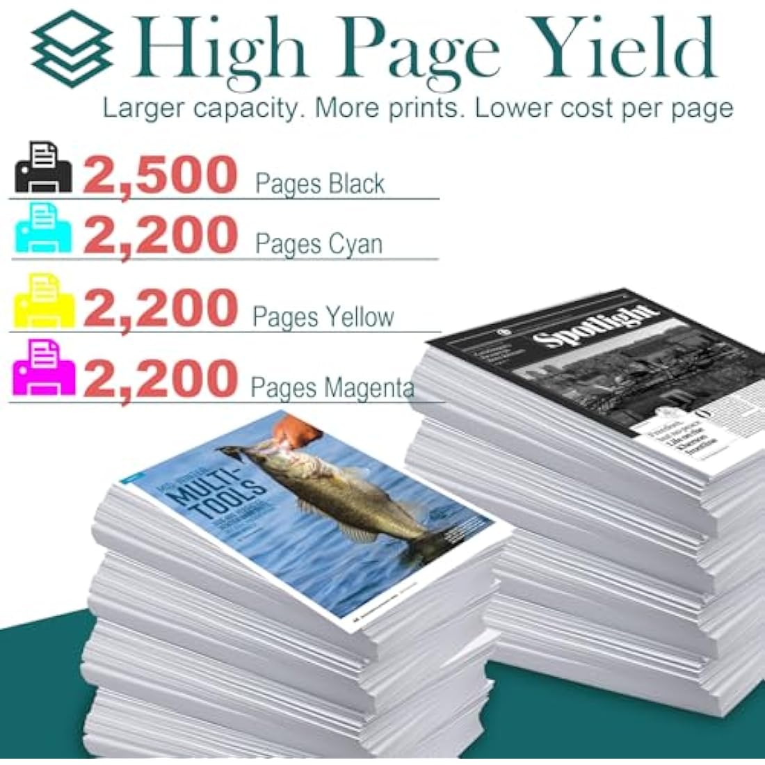 HenceBuy TN241 TN245 Toner Cartridges for Brother TN-241 TN-245 Compatible for HL-3140CW 3142CW 3150CDW 3170CDW DCP-9020CDW 9015CDW MFC-9140CDN 9340CDW 9330CDW (Black Cyan Magenta Yellow, 4-Pack)