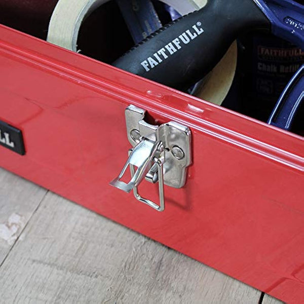 Faithfull FAITBB19 Metal Barn Tool Box 484 mm (19 Inch)