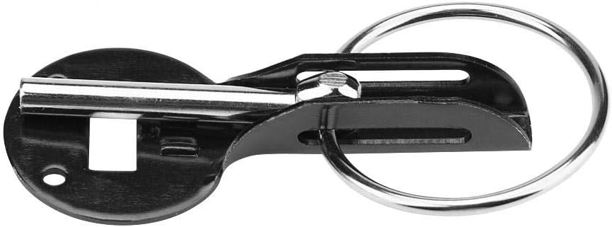 Universal Bonnet Pin Kit - Black, Lock Latch for Racing Sport Car Hood