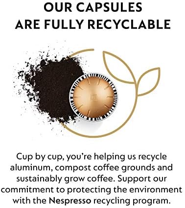 Nespresso Capsules VertuoLine, Melozio, Medium Roast Coffee, 30 Count Coffee Pods, Brews 7.8oz