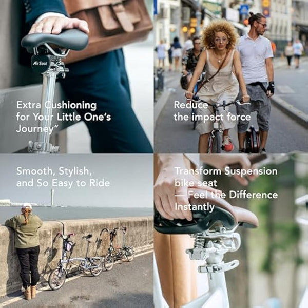 Air Seat 25 suspension seat post,bicycle accessories ebike seat post, comfort suspension for men,bike accessories, the ultimate solution to the saddle sore