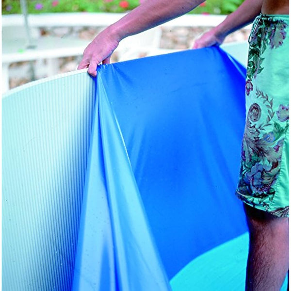 Gre FPR450 Round Pool Liner, 450 x 90 cm (L x H) Overlap System, Blue