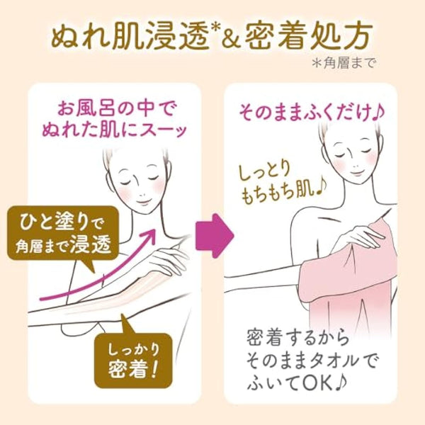 Biore U The Body Body Body Lotion Air Bouquet Scent Set (Hook + Nozzle + Hanging Pack, 10.1 fl oz (300 ml), One Push When Standing in the Bath