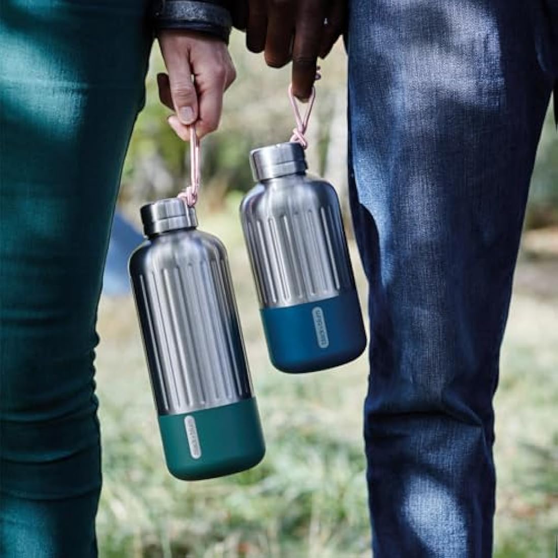 Black+Blum Explorer Insulated Bottle - Stainless Steel Leak Proof Water Bottle with Carry Loop - BPA Free Drinks Bottle for Hot or Cold Drinks, Hiking and Gym - Olive, Large 850ml