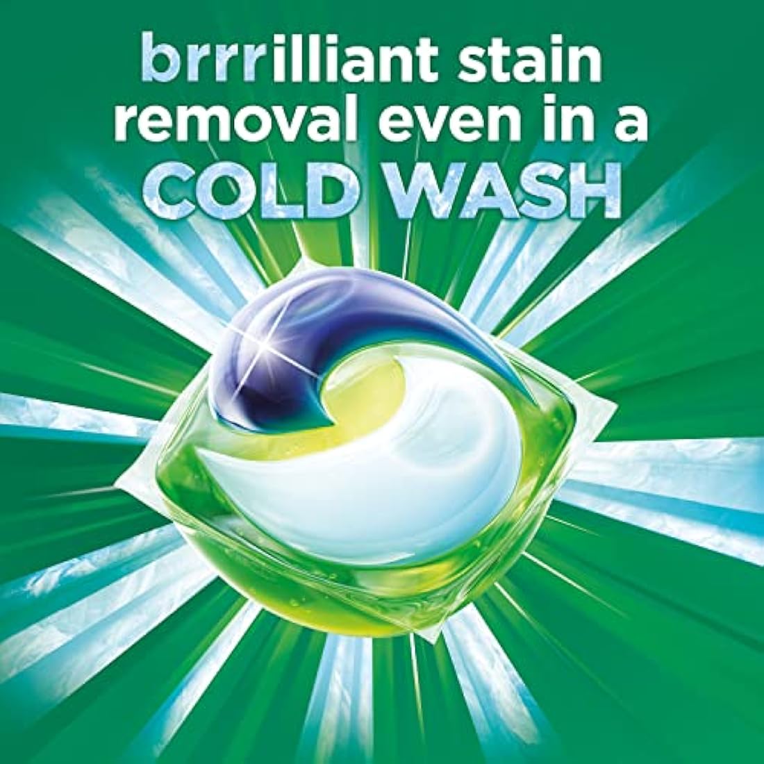 Ariel All-in-1 PODS Original Laundry Detergent Washing Liquid Tablets/Capsules, 122 Washes (61x2), Stain Remover For Clothes, Brilliant Stain Removal and Freshness Even in A Cold Wash