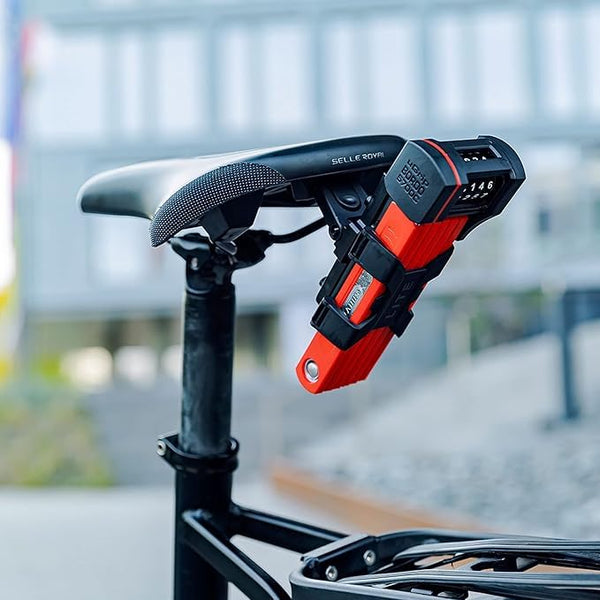 ABUS Bordo uGrip 5700C SH folding lock with bracket - Bicycle lock with combination code and 5 mm thick bars - security level 7