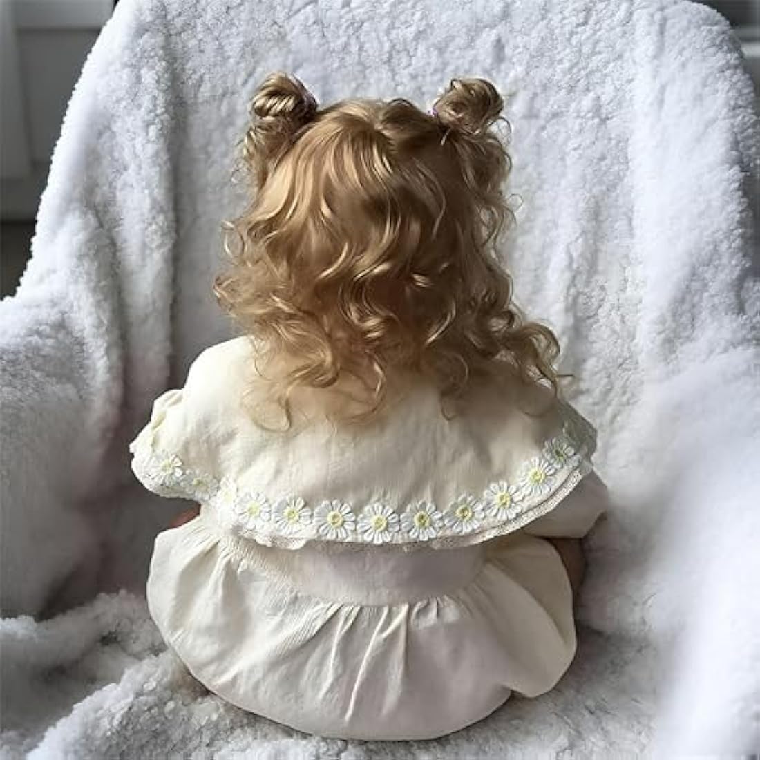 Pinky Reborn Dolls Lovely 24 inch 60 cm New Reborn Maddie Girl Doll with Rooted Blonde Hair Soft Cuddle Body Toys