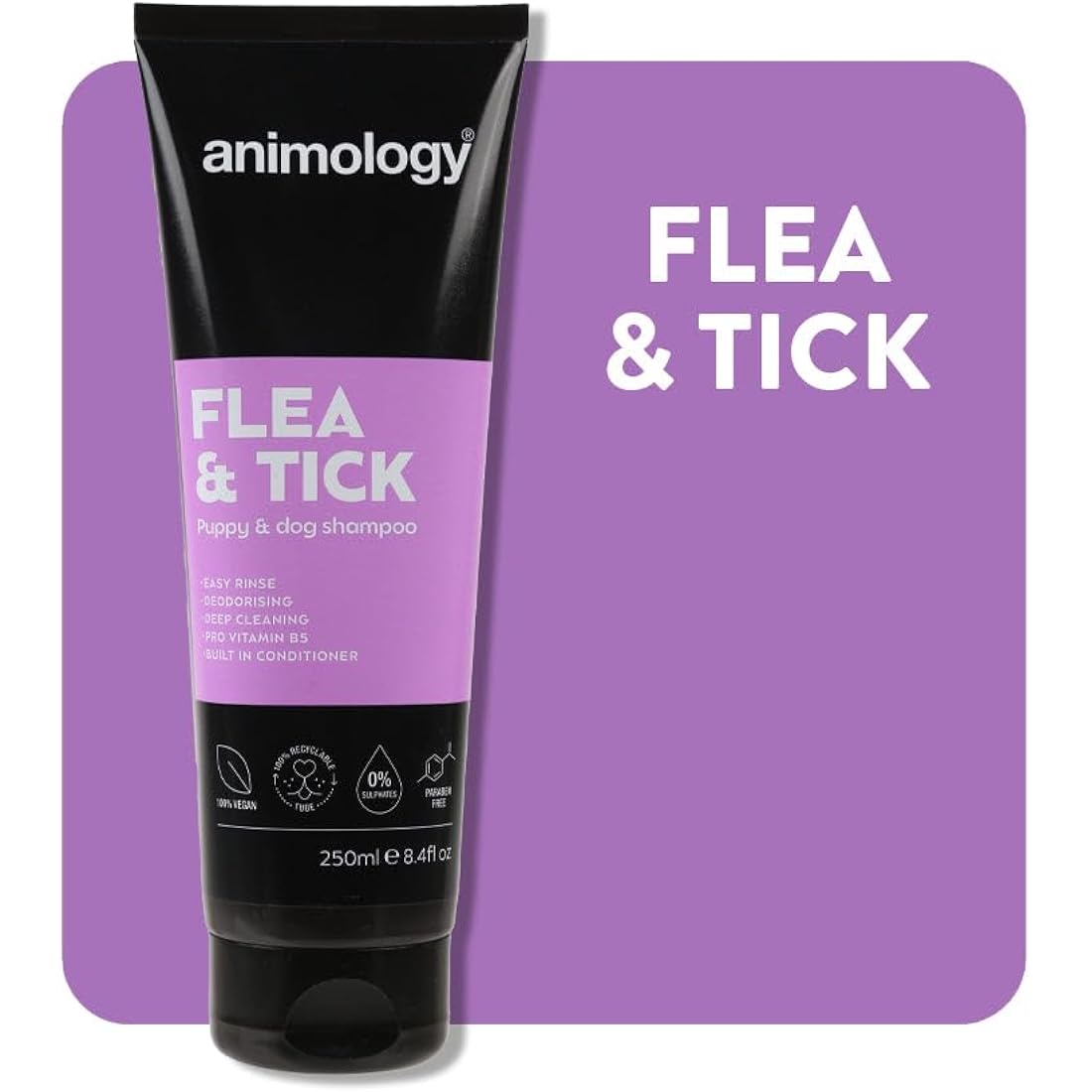 Animology Flea & Tick Dog Shampoo 250ml