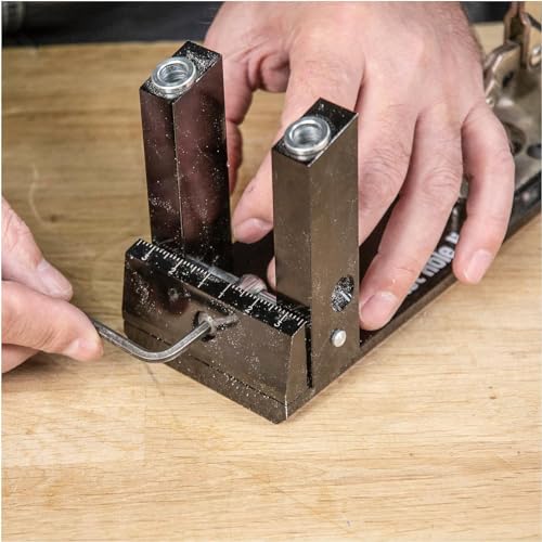 Trend Pocket Hole Jig Pro Kit with Pocket Hole Jig, Support Rods & End Stops, Face Clamp, HSS Drill Bit & Depth Collar, Square Drive Bits, 100 Screws & Storage Case, PH/JIG/AK , 12.7-38mm