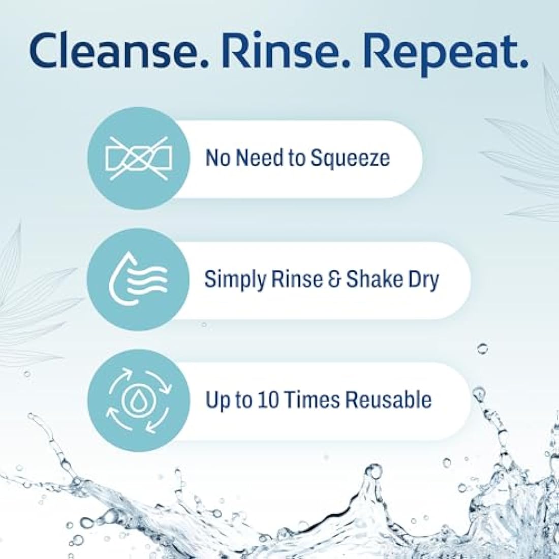 HartFelt Facial Sponges for Washing Face - Exfoliating Sponge for Face, Facial Cleansing Sponges Reusable - Face Scrubber Exfoliator Sponge, Pack of 2