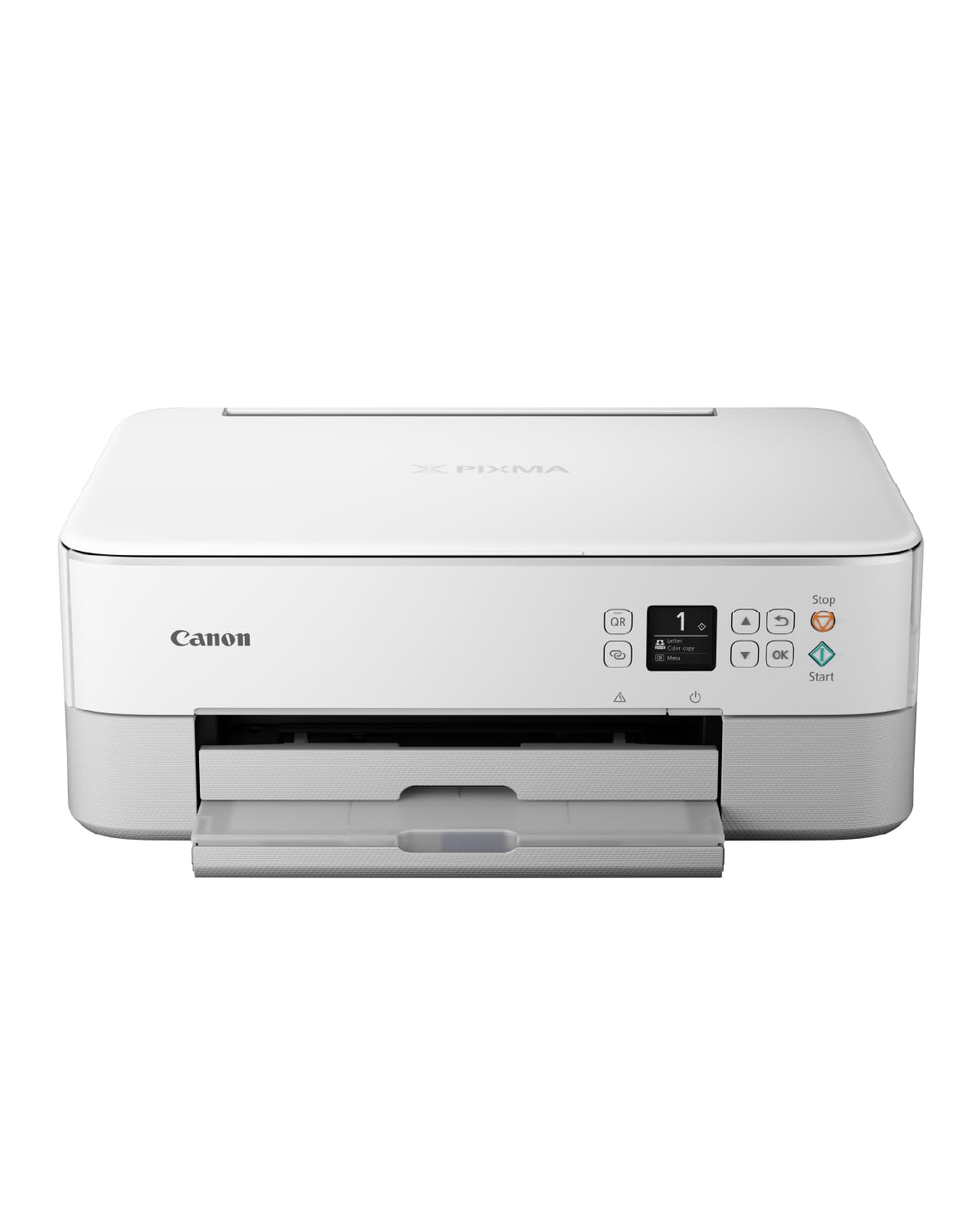 Canon PIXMA TS5350i Wireless Colour 3-in-One Inkjet Printer, Photo Paper Bundle (Black) - Compatible with PIXMA Print Plan; includes PP-201 Glossy II Photo Paper Plus, 20 sheets