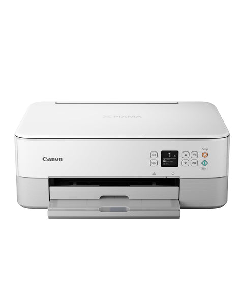 Canon PIXMA TS5350i Wireless Colour 3-in-One Inkjet Printer, Photo Paper Bundle (Black) - Compatible with PIXMA Print Plan; includes PP-201 Glossy II Photo Paper Plus, 20 sheets