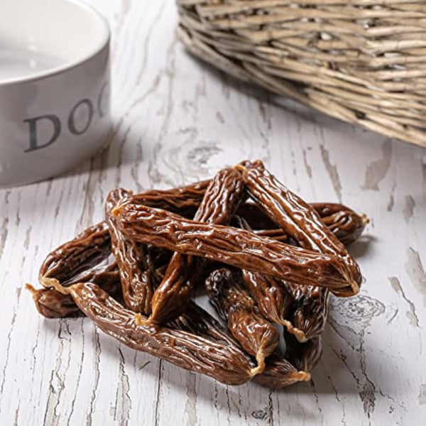 Hollings Pork Sausages Dog Treats, Delicious, Nutritious Air Dried Chews for Adult Dogs, 100% Gluten Free & Made with 100% Natural Ingredients (3kg)