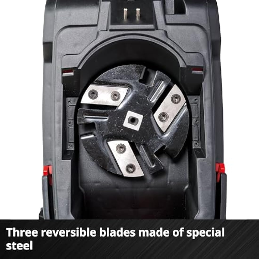 Einhell Power X-Change Cordless Garden Shredder - 3 Reversible Steel Blades, 25mm Branch Capacity, Large 55L Collection Sack - REDAXXO 36/25 Battery Powered Mulcher for Leaves and Branches