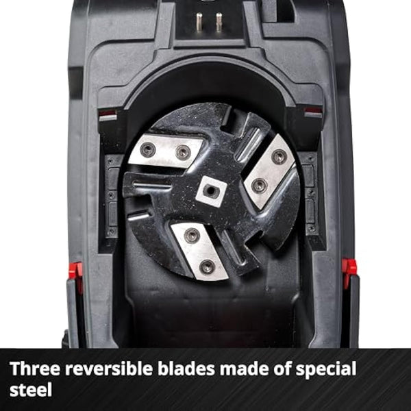 Einhell Power X-Change Cordless Garden Shredder - 3 Reversible Steel Blades, 25mm Branch Capacity, Large 55L Collection Sack - REDAXXO 36/25 Battery Powered Mulcher for Leaves and Branches
