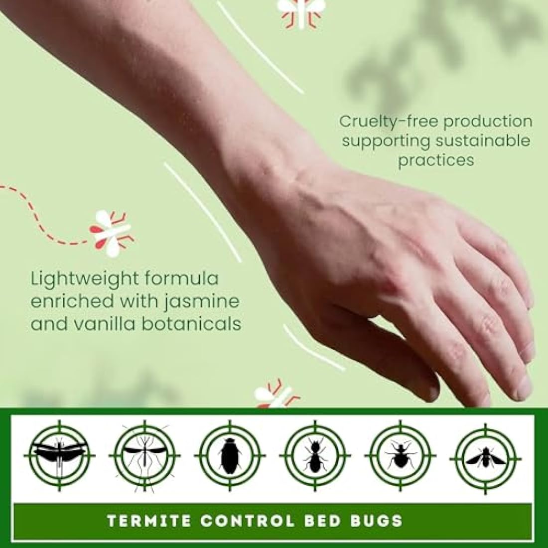 Alfresco - Power, Anti Bug Bite Face & Body Soothing Lotion, Natural Bug Repellent & Body Moisturiser, DEET-Free Travel Essential - Adult, Children & Sensitive Skin (200 ml)