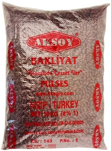 AKSOY Quality Red Kidney Beans 10KG - Perfect for Cooking, Soups & Salads - Premium Grade, Resealable Pack - Rich Flavor & Perfect Texture for Your Meals