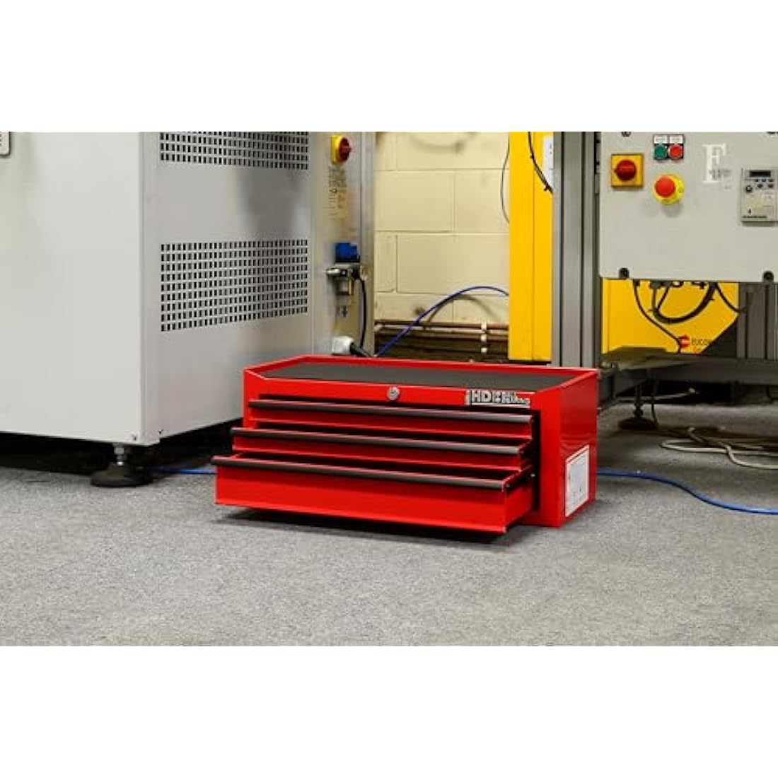 Hilka G301C3BBS - Durable 3-Drawer Tool Chest,Red