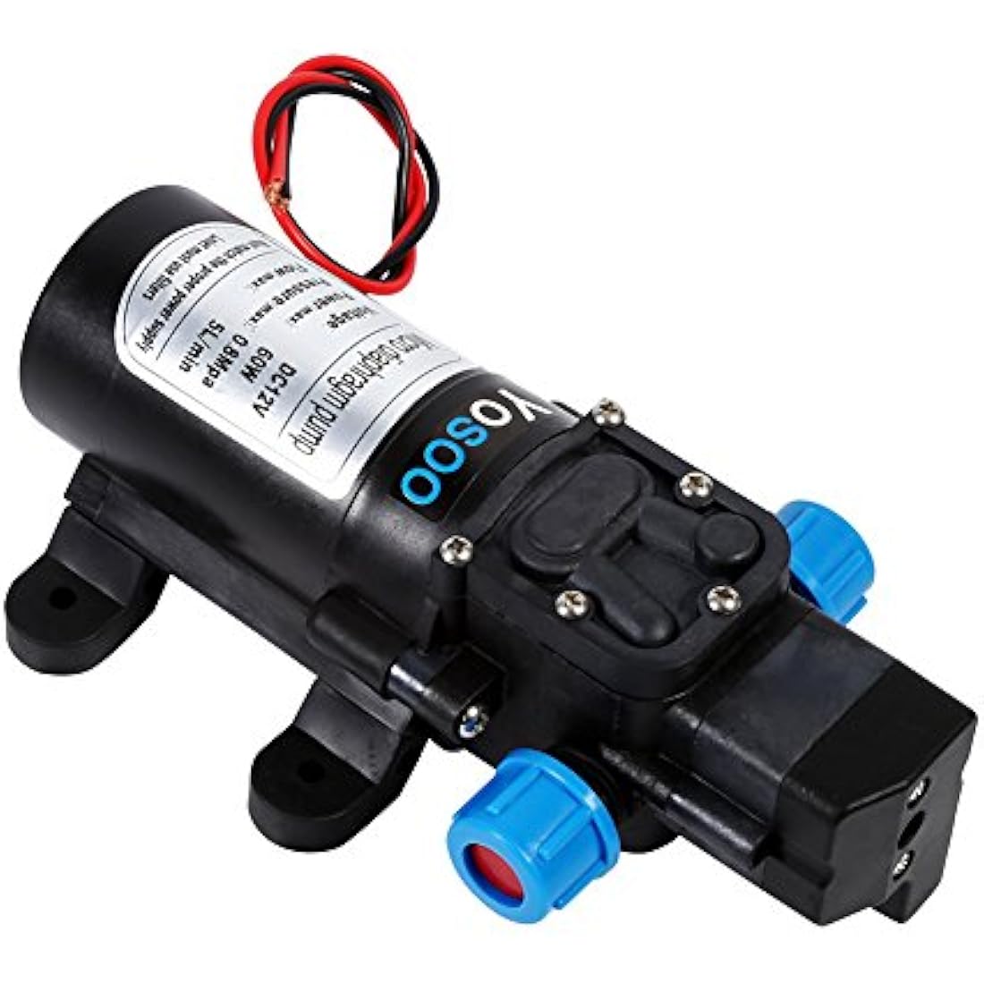 High Pressure Dell Automatic for Caravan Boat Truck Garden (DC 12 V 60 W Diaphragm, 115PSI)