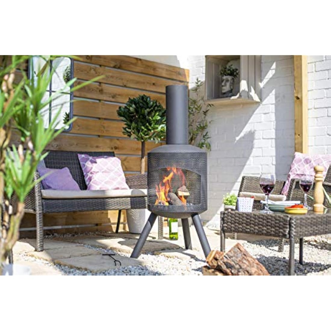 Santana Mesh Body Chimenea