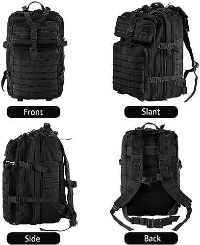 aiGear 45L Military Tactical Backpack | Lightweight Backpack Hiking Daypack | Rucksack with Molle System | for Outdoor Sports Trekking Hiking Travel Camping
