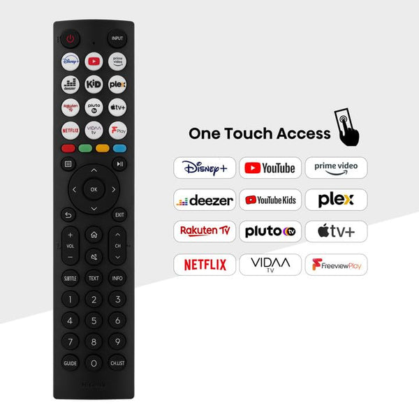 Hisense 40" 40E4QTUK FHD LED TV with Freely - Direct Lit LED, Dolby Audio, Natural Colour Enhancer, Games Mode, Sports Mode with Freely, Disney +, YouTube, Netflix