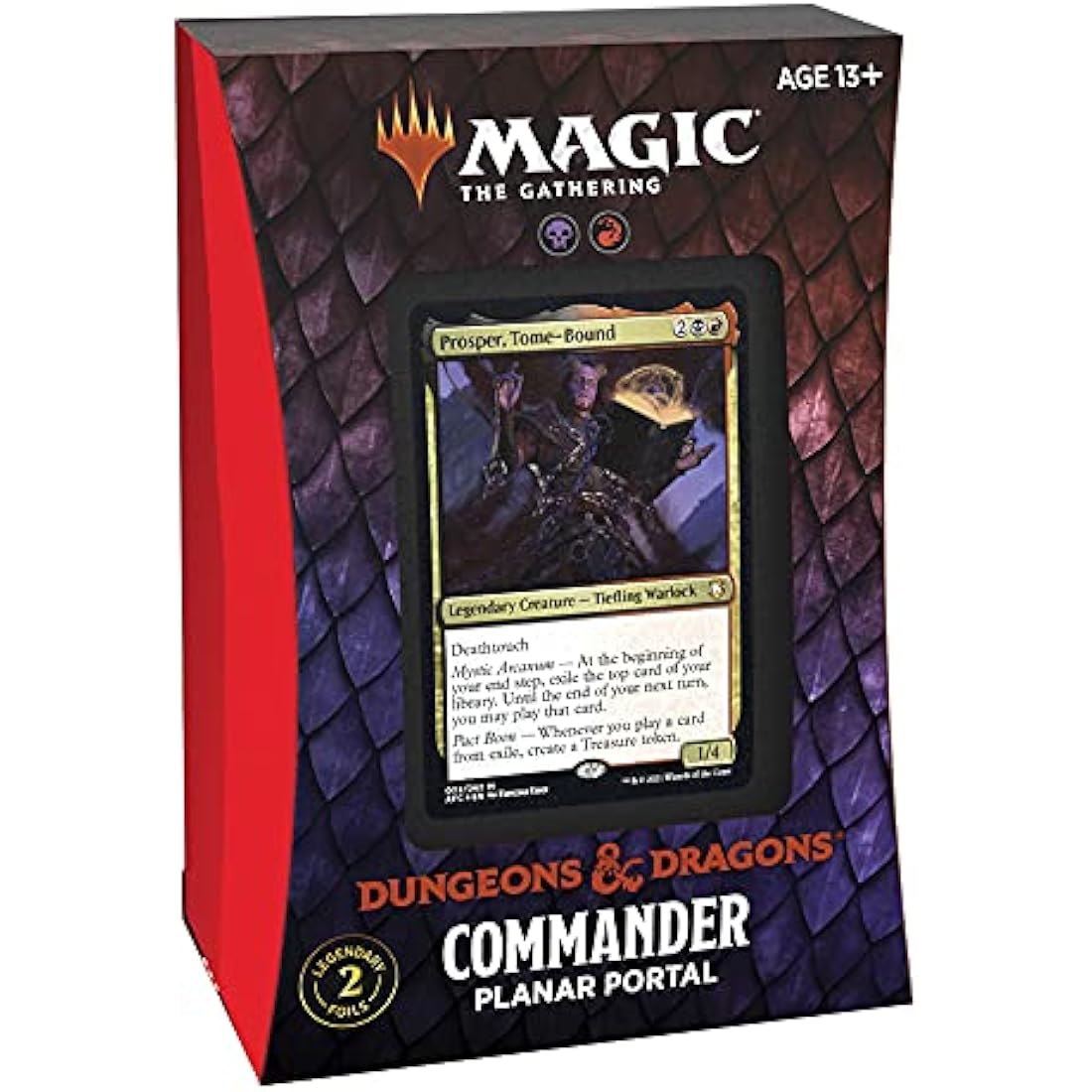 Magic: The Gathering Adventures in the Forgotten Realms Commander Deck – Planar Portal (Red-Black)