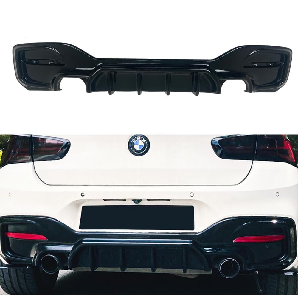 Rear Valance Diffuser compatible with BMW 1 Series F20 / F21 M-Power Facelift 2015-2019