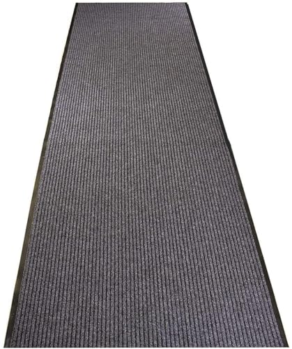 Nisorpa Hallway Carpet Runner 90x500cm Non Slip Extra Long Washable Rug for Home Office Kitchen