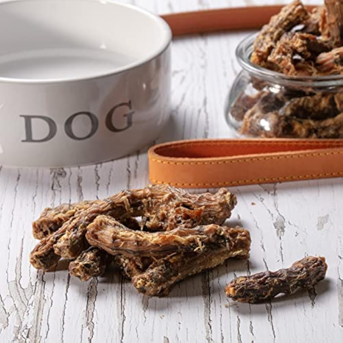 Hollings Chicken Necks Dog Treats, 100% Natural Air Dried Chew Treats for Adult Dogs, Grain Free and High in Protein (2kg)